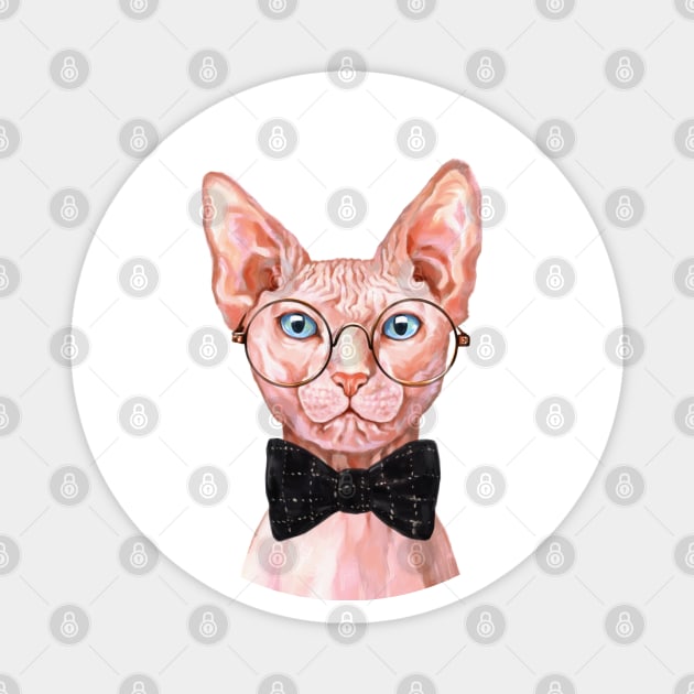 Intelligent Sphynx Magnet by bignosework